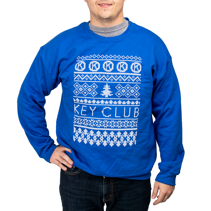 Crew neck christmas online sweater